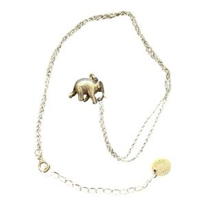 Silver Elephant Necklace